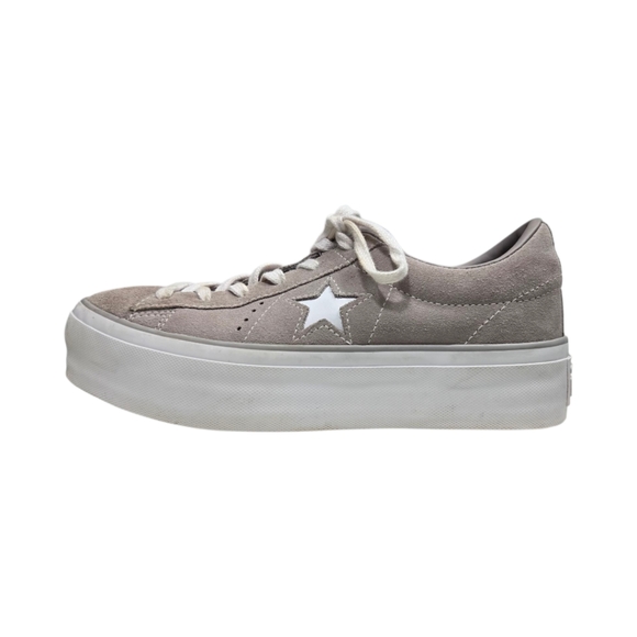 Converse One Star Platform Gray Suede Women's Athletic Shoes Size 7 - Picture 8 of 8
